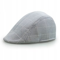 Czapka Męska Kaszkiet Letni Niebieski W Kratkę Pako Jeans Pako Jeans