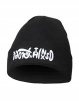 Czapka Męska Klasyczna Jesienna Zimowa Beanie Ciepła Gruba Z Haftem Moraj Black