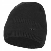 Czapka męska z polarem Moraj DCM1200-004 czarny