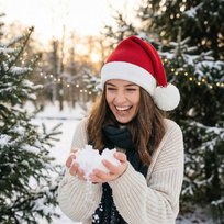 Czapka Mikołaja dziana GRUBA – polski producent premium Wigilia / Mikołajki