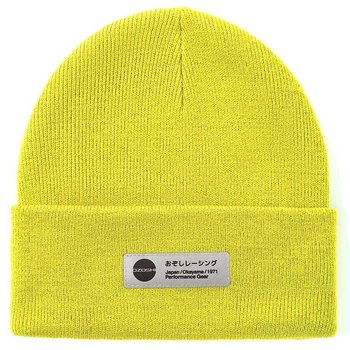 Czapka Ozoshi Haichi Cuffed Beanie limonka OWH20RCFB005 - Ozoshi