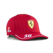 Czapka Scuderia Ferrari F1 Charles Leclerc 16 Driver Cap 2025 Dark Cherry