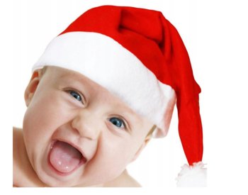 CZAPKA ŚW. MIKOŁAJA MIKOŁAJKI STRÓJ MIKOŁAJ - LEOPARD