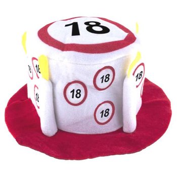 Czapka, tort, "18 Traffic Birthday"  - Funny Fashion