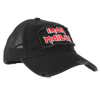 czapka trucker IRON MAIDEN - SCUFFED LOGO Inna marka