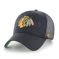 Czapka z daszkiem 47 Brand NHL Chicago Blackhawks Trucker - H-BRANS04CTP-BK 47 Brand