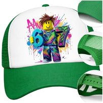 Czapka Z Daszkiem 67 Six Seven Zielona Bejsbolówka Dla Dziecka Regulowana Inna marka