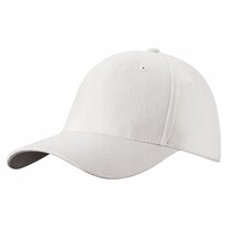 Czapka z daszkiem bawełniana męska damska biała biały ARTEX FASHION