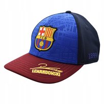 Czapka z daszkiem FC Barcelona Bejsbolówka Lewandowski dla chłopca 50-54 cm(dla dziecka)
