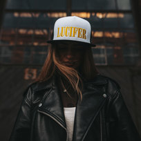 Czapka z Daszkiem Holy Blvk Lucifer Yellow Trucker Inna marka