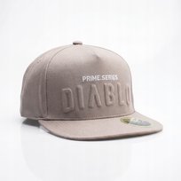 Czapka z Daszkiem Jasna Materiałowa DIABLO Snapback Cap PRIME Beżowa S/M