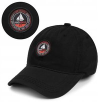 CZAPKA z Daszkiem Męska Bejsbolówka Bawełniana Modna CZARNA Pako Jeans