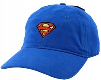 Czapka z daszkiem męska młodzieżowa Superman DC-Comics 54-59 Niebieska Haft SUPERMAN