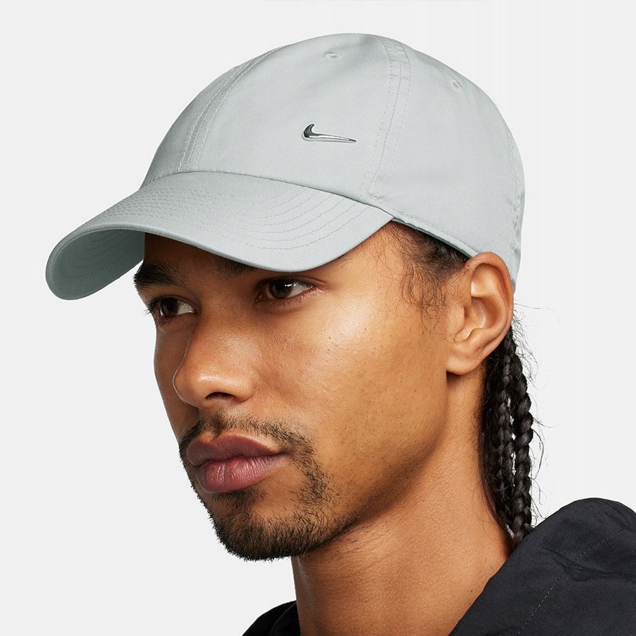 Nike Czapka z daszkiem Nike DF Club Cap FB5372-077 szary S/M