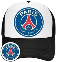 Czapka z Daszkiem PSG Czarna z Nadrukiem Siatka Bejsbolówka Inna marka