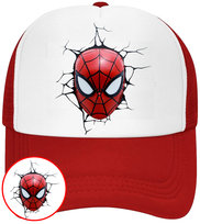 CZAPKA Z DASZKIEM SPIDERMAN DLA DZIECI NA LATO CZERWONA BEJSBOLÓWKA Inna marka