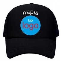 Czapka z daszkiem trucker siateczka tirówka czapka z własnym napisem, logo inna (Inny)