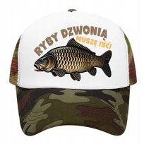 Czapka z daszkiem trucker siateczka tirówka dla wędkarza wędka ryby karp 13 Inna marka