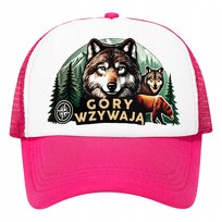 Czapka z daszkiem trucker siateczka tirówka GÓRY WZYWAJĄ wilk las w góry 05 inna (Inny)