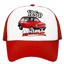 Czapka z daszkiem trucker siateczka tirówka maluch fiat 126p auto 05 Inna marka