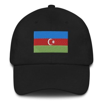 Czapka z flagą Azerbejdżanu w kolorze czarnym - Inny producent (majster PL)