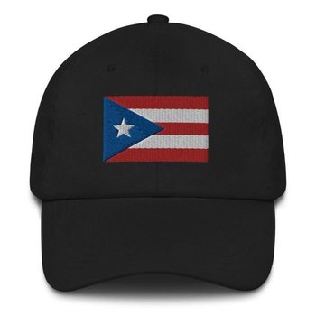Czapka z flagą Portoryko, czarna - Inny producent (majster PL)