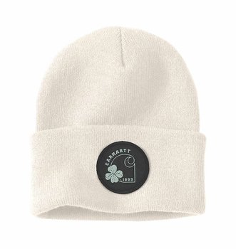 Czapka zimowa Carhartt Knit Shamrock Beanie White Winter - Carhartt