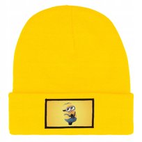 CZAPKA ZIMOWA CIEPŁA ŻÓŁTA DZIECIĘCA Z MOTYWEM MINIONKI WIELE WZORÓW