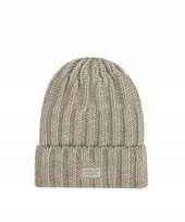 Czapka Zimowa Damska Męska Beanie Warkoczowy Splot PUCCINI Brąz CZ2313 2B