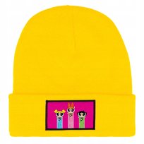 Czapka Zimowa Dziecięca ATOMÓWKI W AKCJI Kreskówki Prezent Wzory Żółta