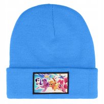 Czapka Zimowa Dziecięca MY LITTLE PONY AKCJA Kucyki Prezent Wzory Niebieska
