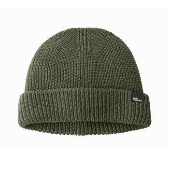 Czapka zimowa Jack Wolfskin FISCHER BEANIE island moss - Jack Wolfskin