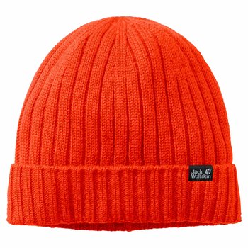 Czapka Zimowa Jack Wolfskin Stormlock Rip Knit Cap Flashing Red - Jack Wolfskin