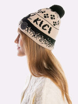 czapka zimowa KICI KICI z haftem o prezent dla miłośnika kotów