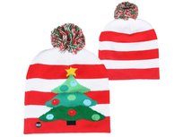 Czapka Zimowa Led Świąteczna Święta Świeci Ciepła