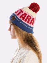 czapka zimowa STARA z haftem o prezencie dla miłośniczek stylu