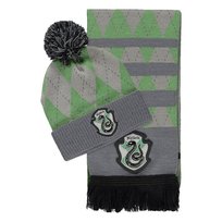 Czapka Zimowa + Szalik Harry Potter - Slytherin Difuzed