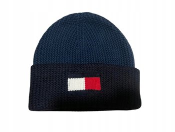 CZAPKA ZIMOWA TOMMY HILFIGER TH BIG FLAG BEANIE - Tommy Hilfiger