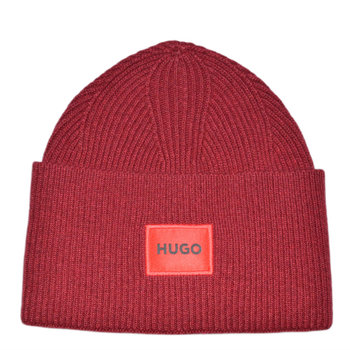 Czapka zimowa wełniana Hugo Boss Beanie Czerwona - 50496011-604 - Boss