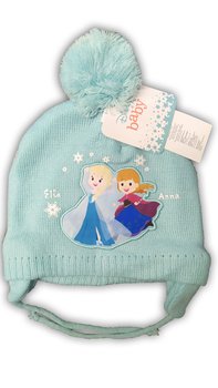 Czapka Zimowa Wiązana Kraina Lodu Blue 48 Baby - Setino