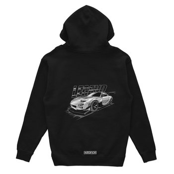 Czarna bluza z kapturem Mazda RX-7 LEGEND JDM-3XL - producent niezdefiniowany