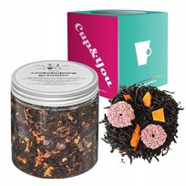 Czarna herbata CZEKOLADOWY GRZANIEC świąteczne ciasteczka cynamon - sypana liściasta herbata PREMIUM na prezent upominek podarunek Cup&You