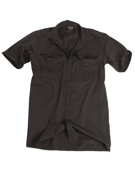 Czarna koszula z krótkim rękawem - Mil-Tec