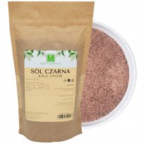 CZARNA SÓL KALA NAMAK 1kg drobna aromat jaj zdrowa sól dla wege wegan Inna marka