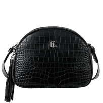 Czarna torebka Canaletto ze skóry tłoczonej na wzór krokodyla – elegancja i funkcjonalność TD810s121