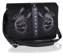 Czarna torebka ze skorpionami Primark