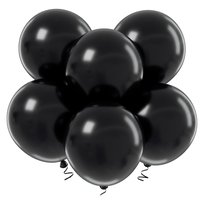Czarne balony lateksowe 18 cali 45cm - 50szt