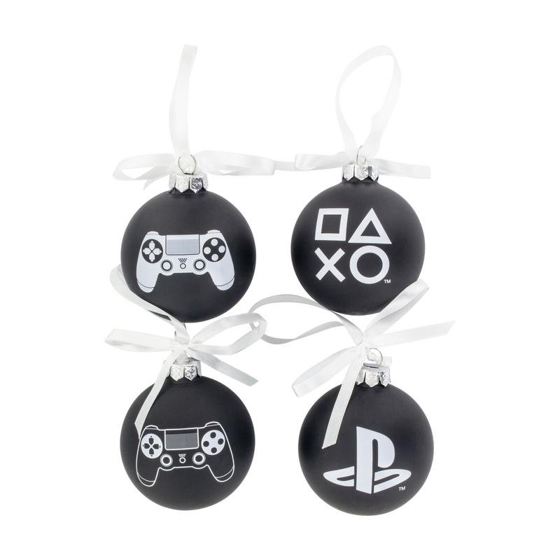 Czarne bombki na choinkę - Playstation