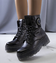 Czarne botki damskie Laureano -39