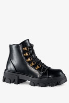 Czarne botki workery damskie sznurowane Casu G22WX2-B-N-39